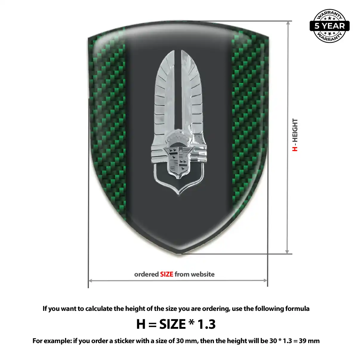 Cadillac Car Badge Sticker Street Tuning
