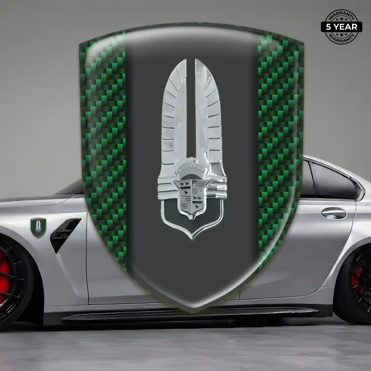 Cadillac Car Badge Sticker Street Tuning