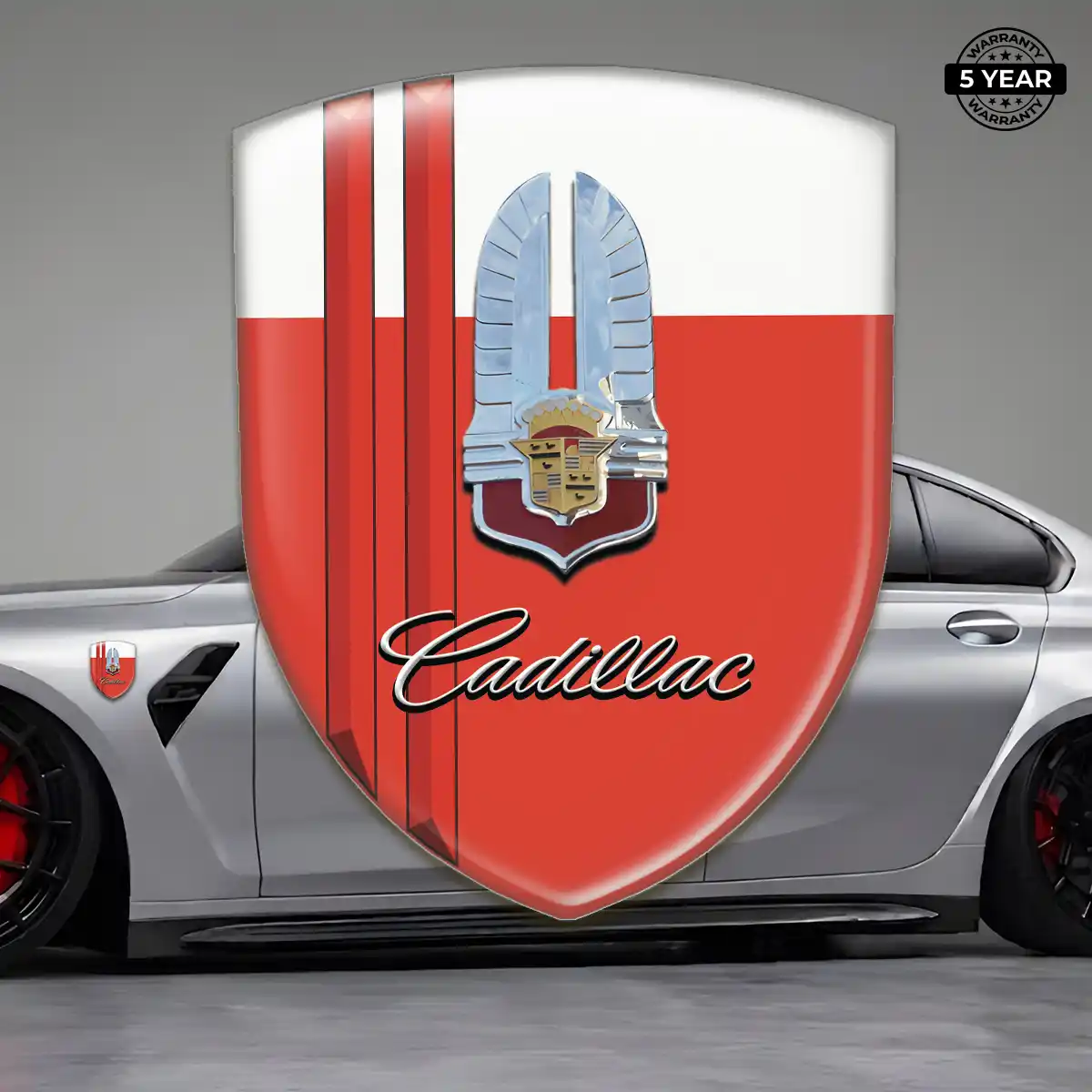 Cadillac Car Badge Sticker Superior Craft