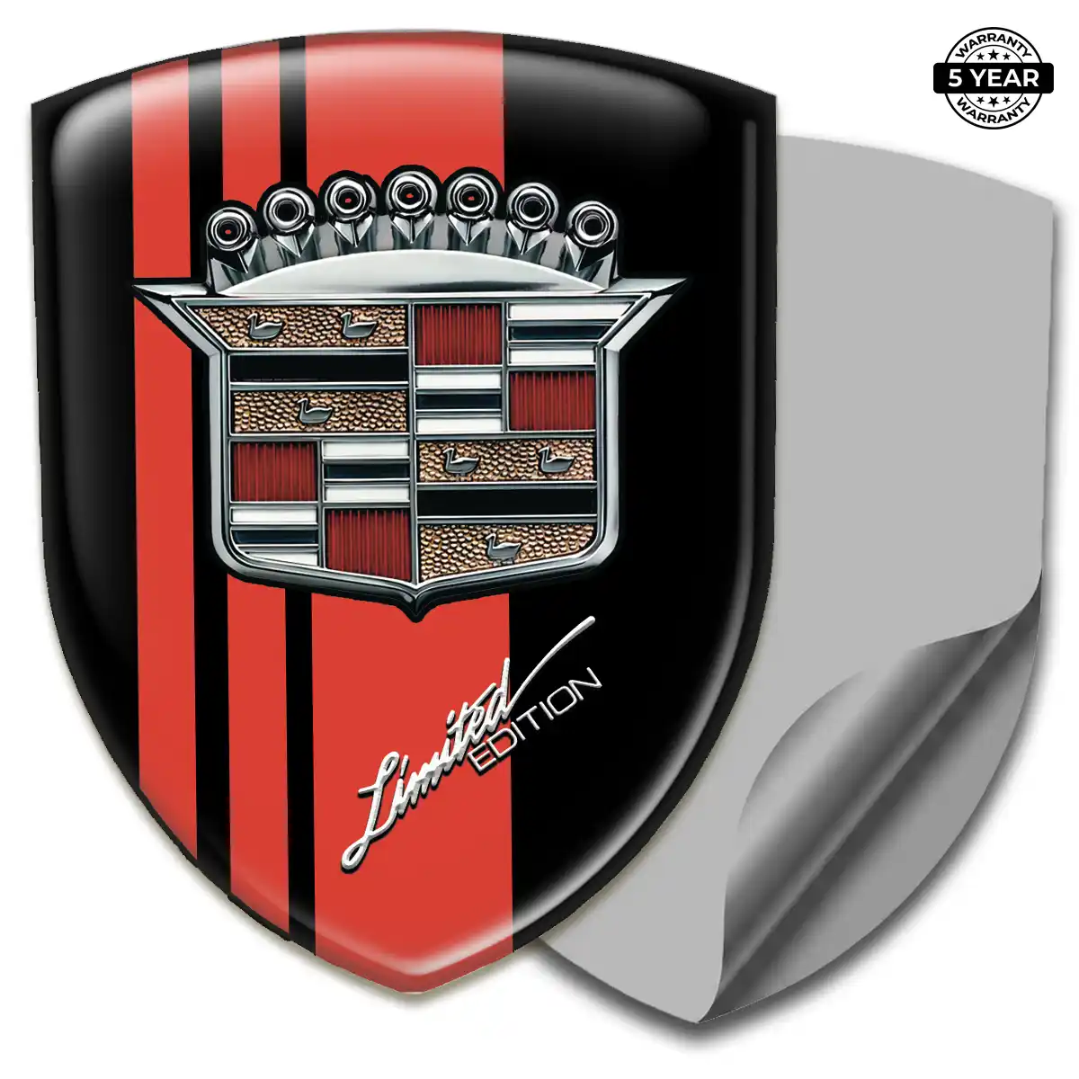Cadillac Car Emblem Decal Interior Elegance