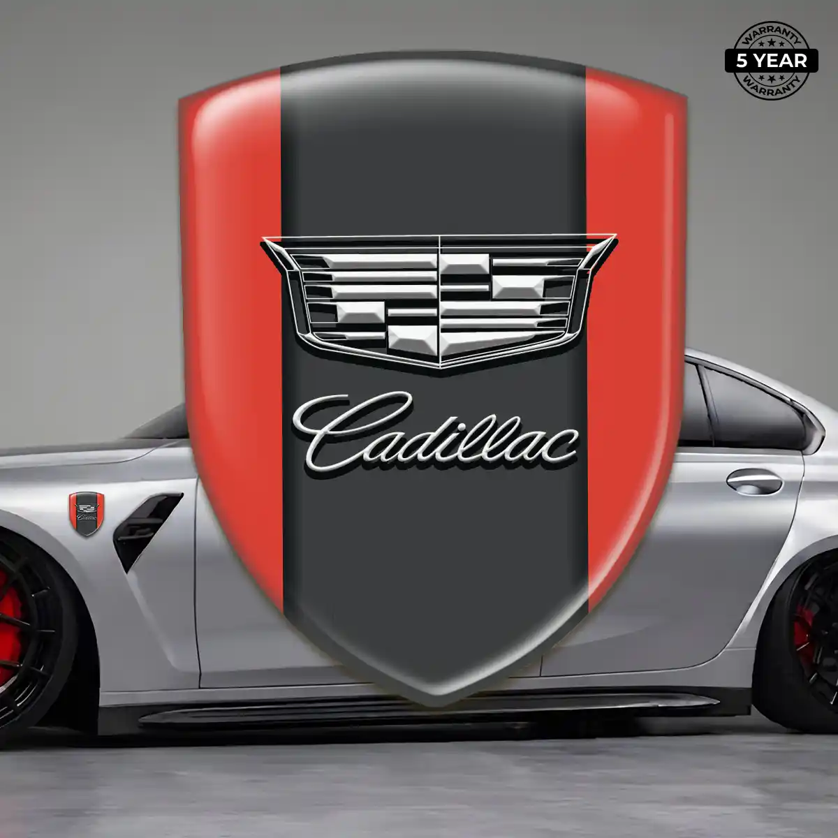 Cadillac Car Emblem Decal Interior Luxe