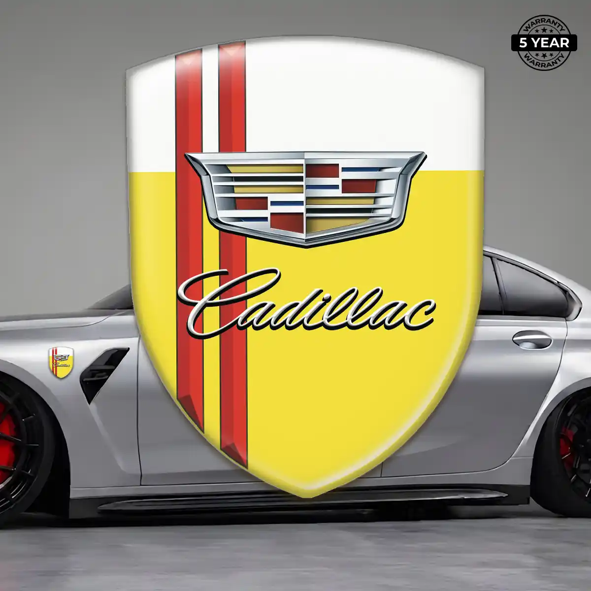 Cadillac Car Emblem Decal Performance Style