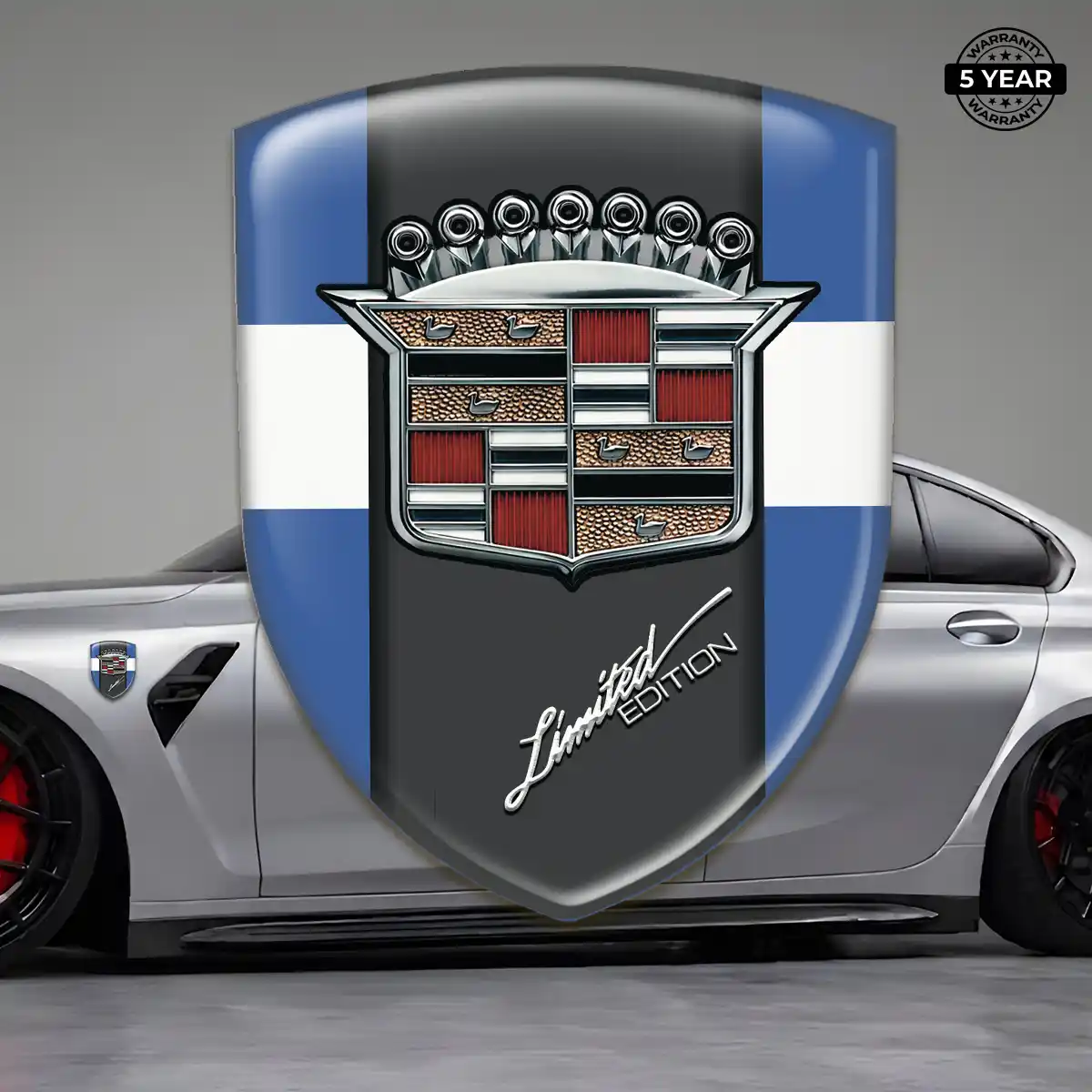 Cadillac Car Emblem Decal Resin Elite