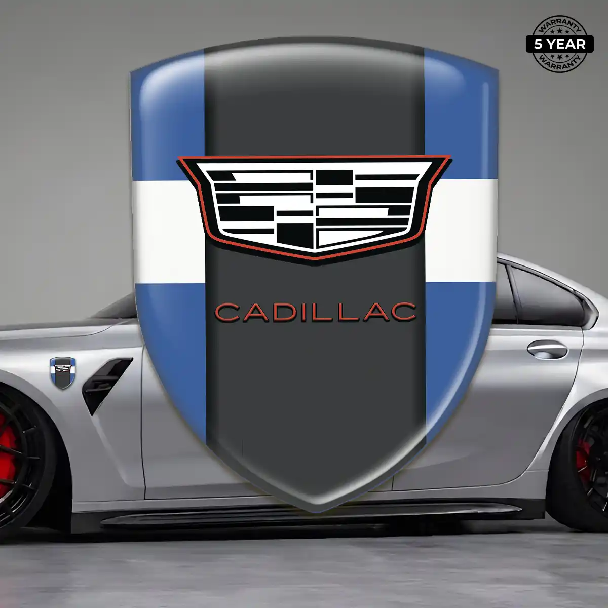 Cadillac Car Emblem Decal Signature Edition