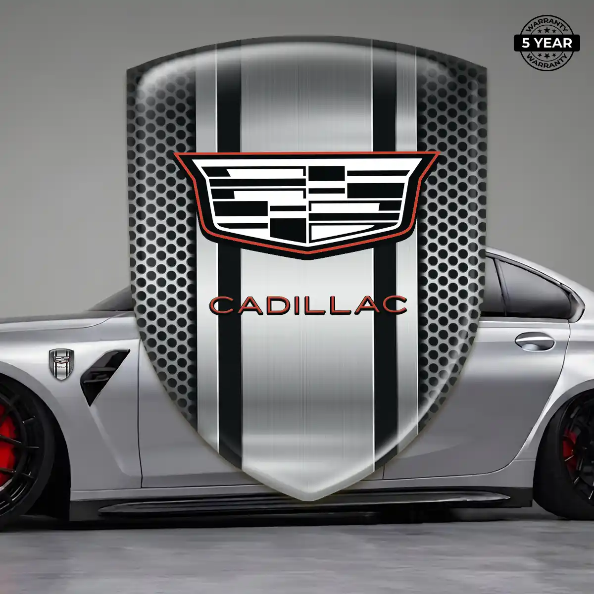 Cadillac Car Emblem Decal Sport Tuning