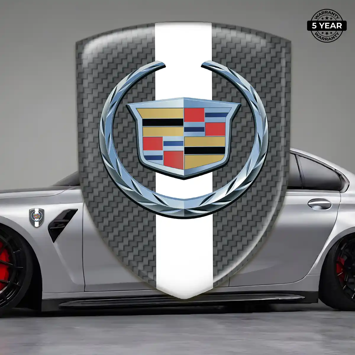 Cadillac Car Emblem Decal Street Tuning