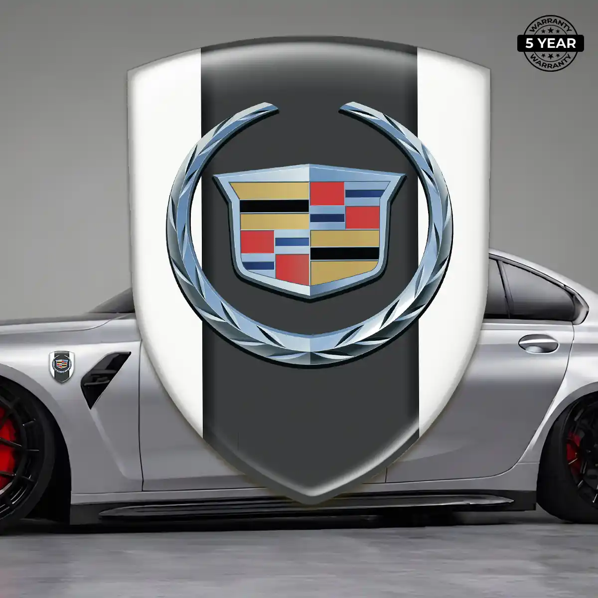 Cadillac Car Emblem Decal Vortex Elite