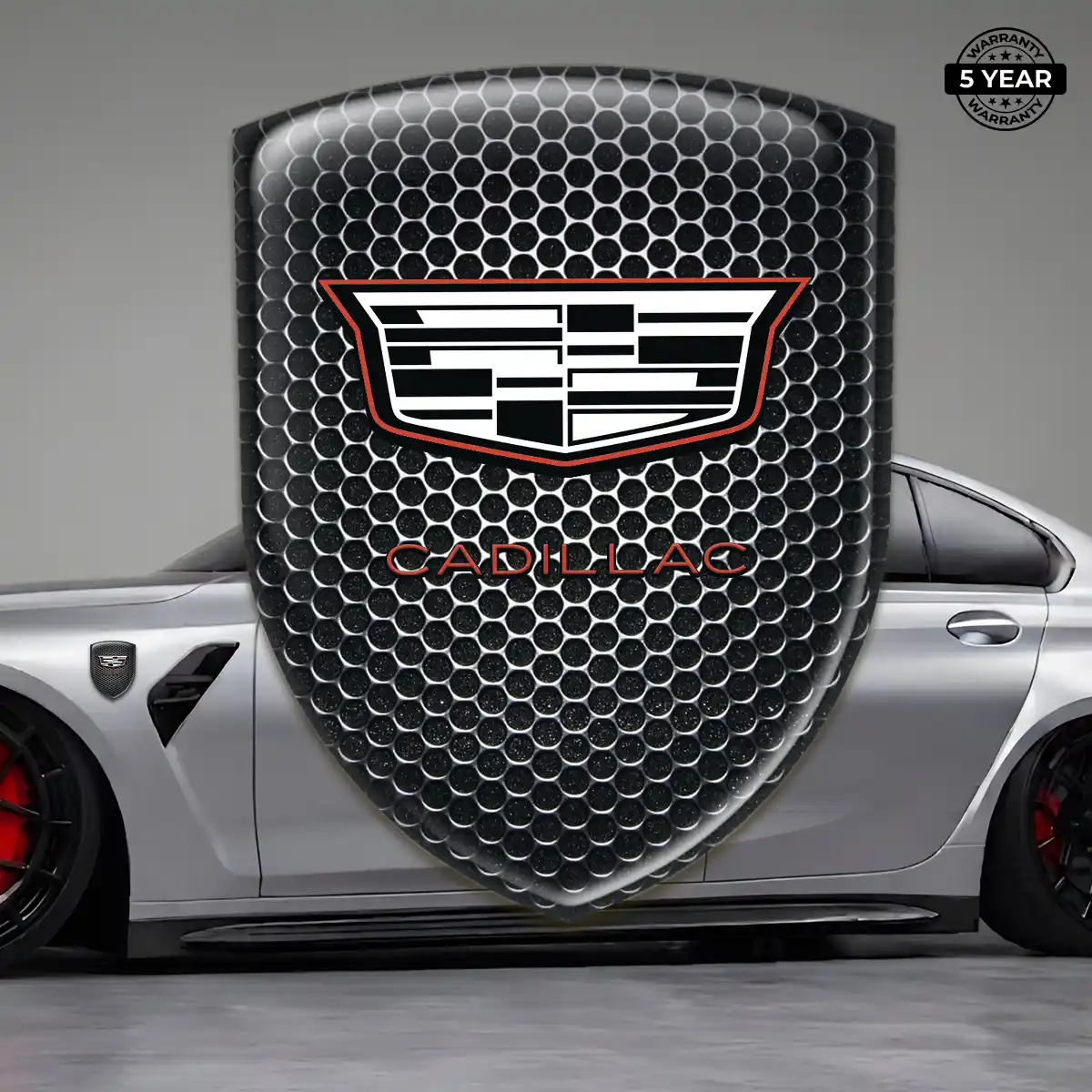 Cadillac Car Emblem Overlay Elite Finish