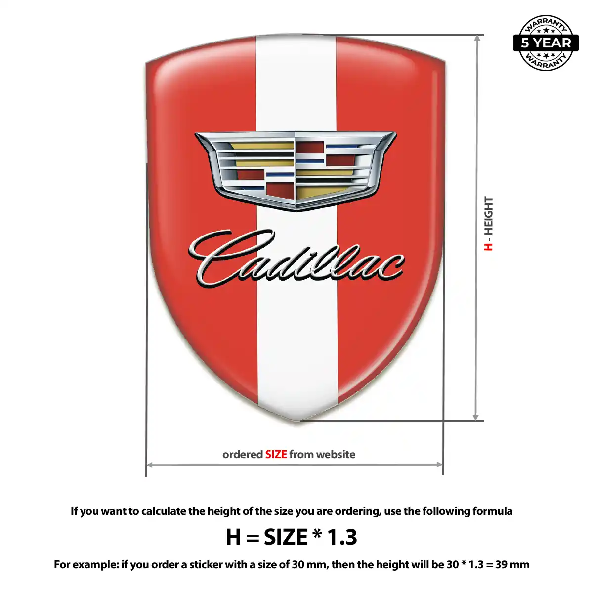 Cadillac Car Emblem Overlay Interior Elegance