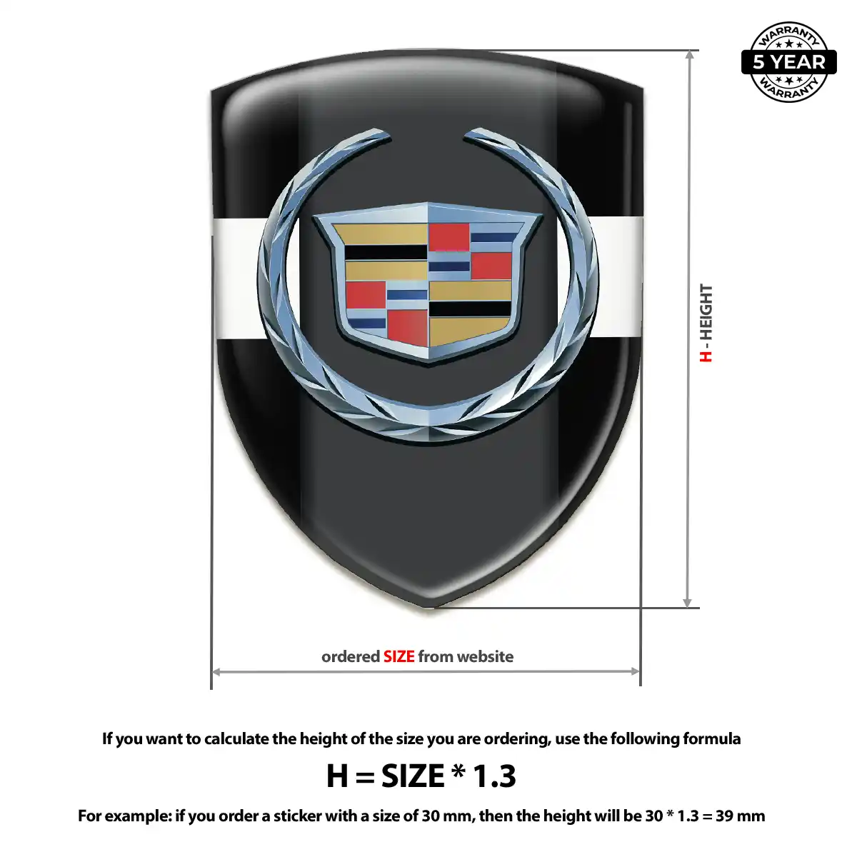 Cadillac Car Emblem Overlay Street Tuning