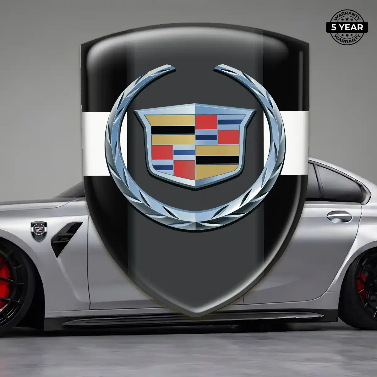 Cadillac Car Emblem Overlay Street Tuning