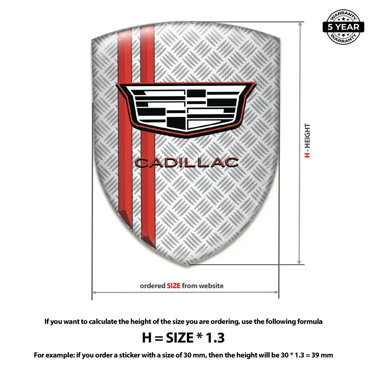 Cadillac Car Emblem Overlay Superior Craft