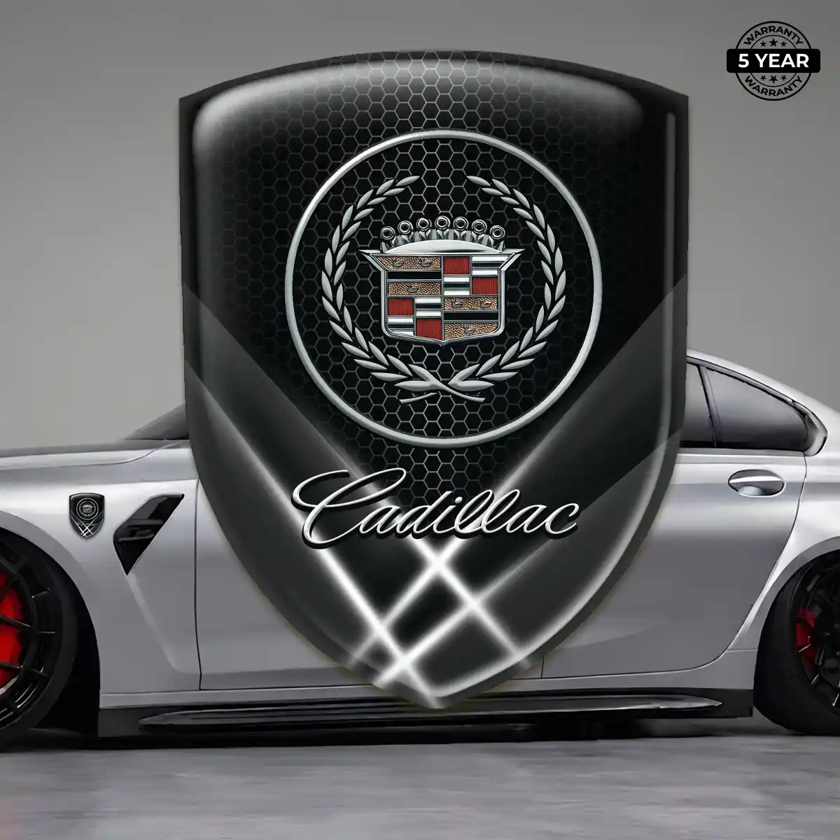 Cadillac Car Emblem Overlay Vortex Elite