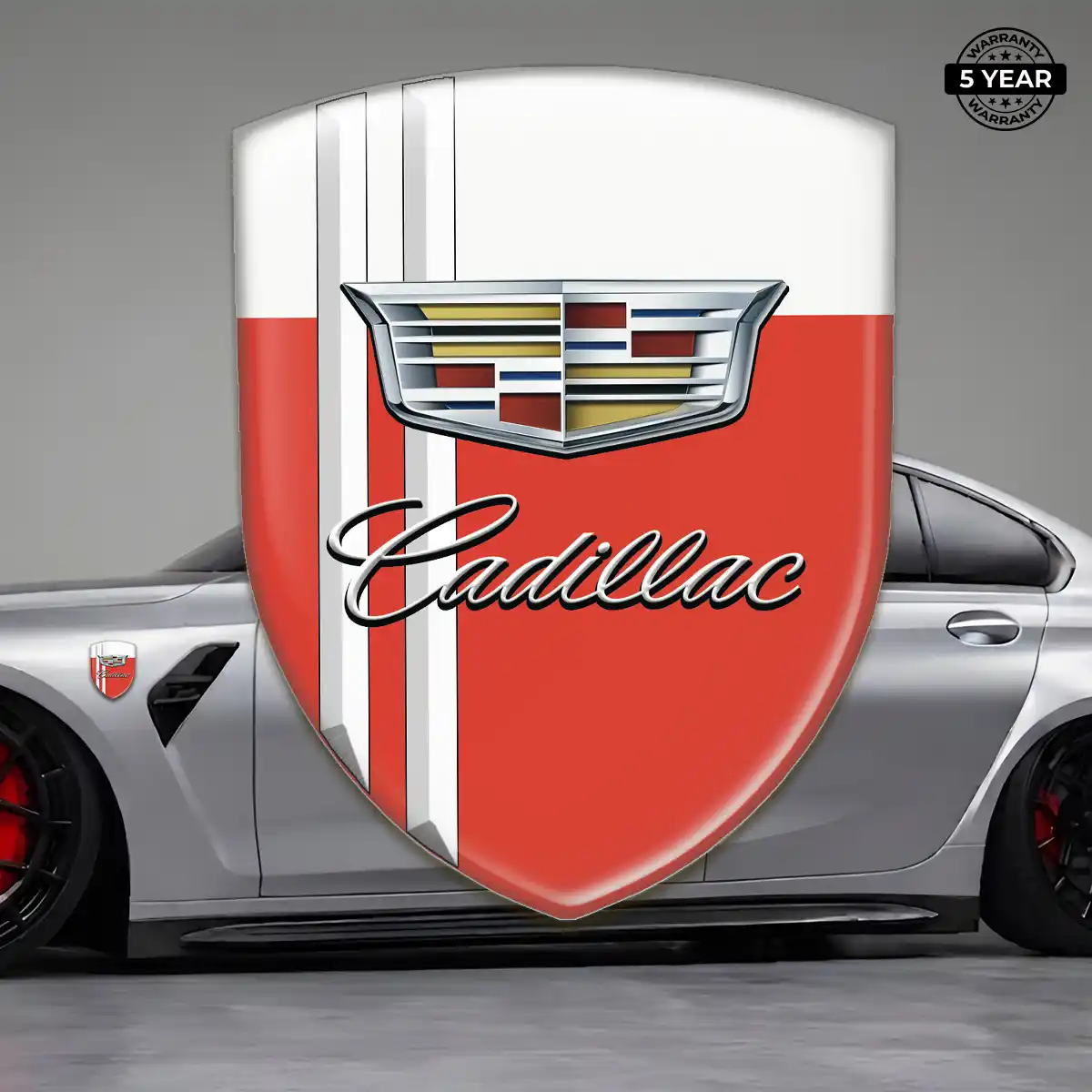 Cadillac Car Emblem Overlay Vortex Series