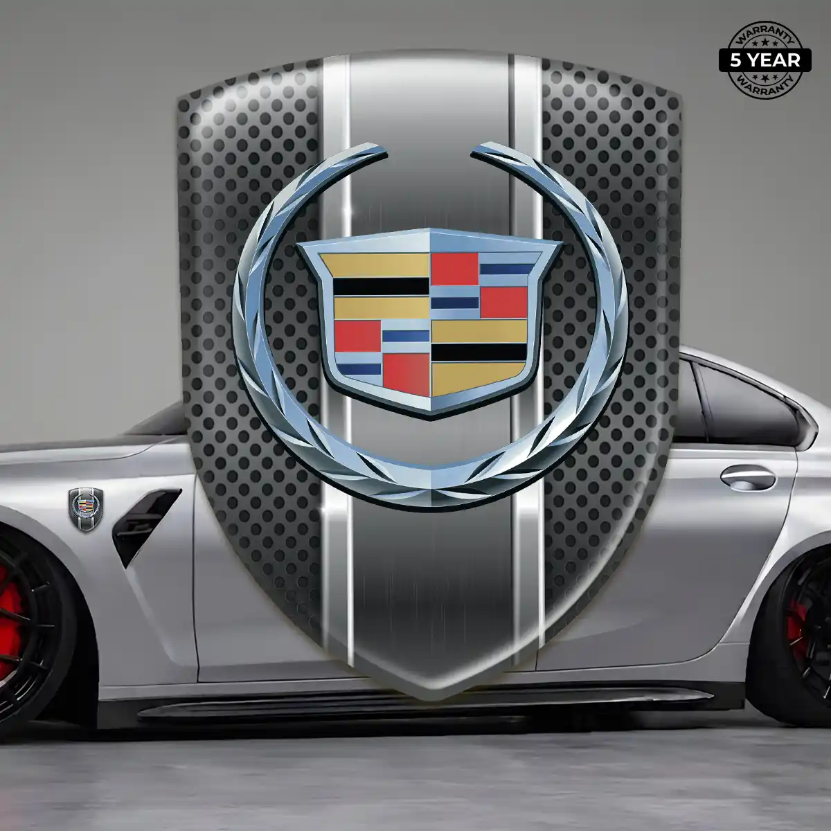 Cadillac Car Emblem Sticker Exclusive Series