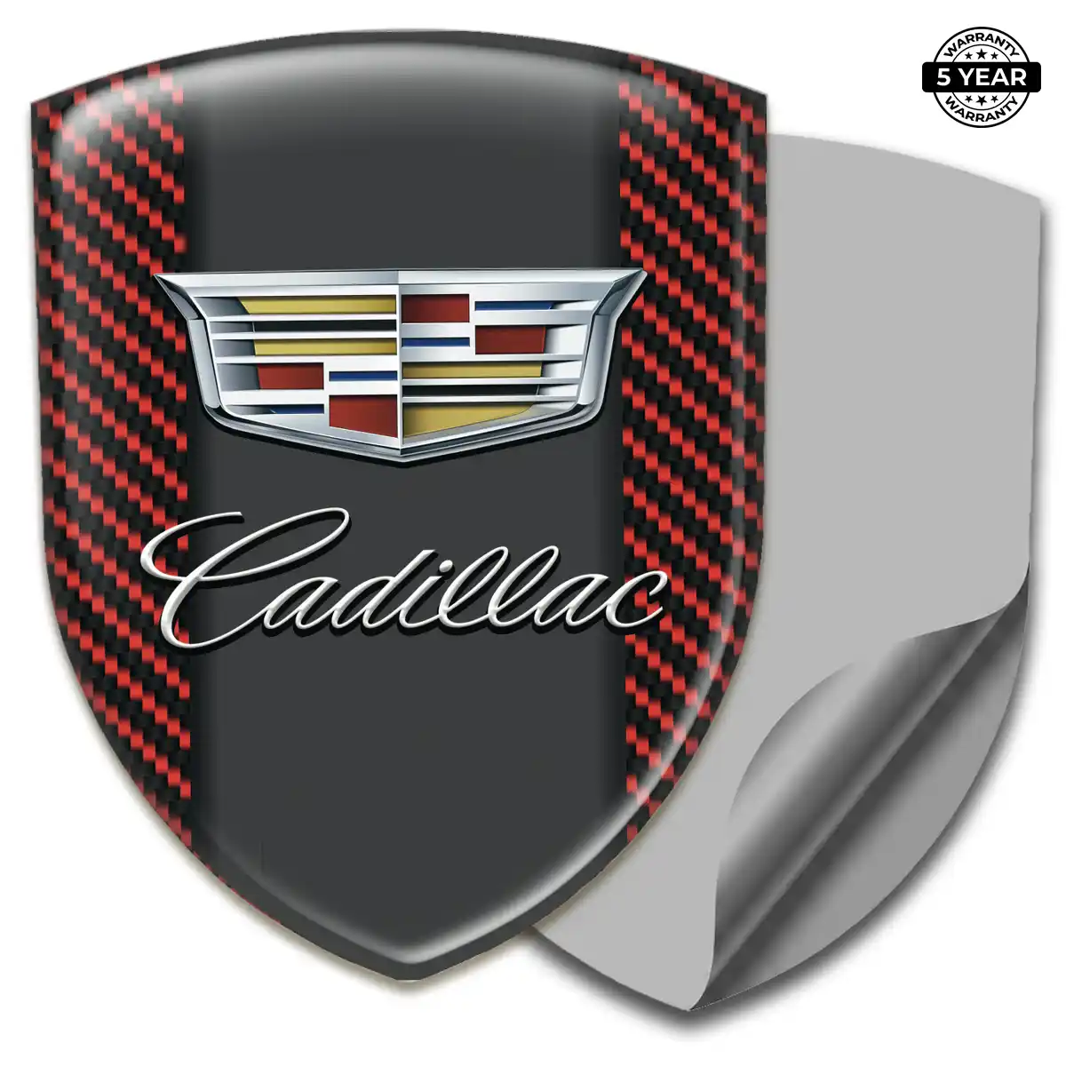 Cadillac Car Emblem Sticker Outer Style