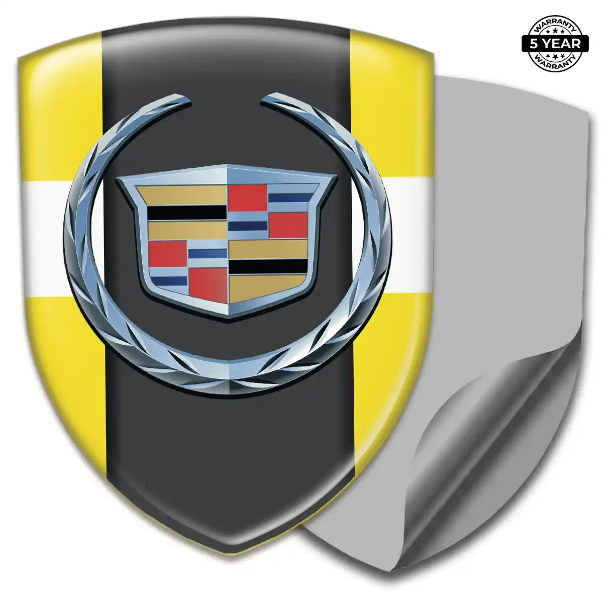 Cadillac Car Emblem Sticker Performance Style