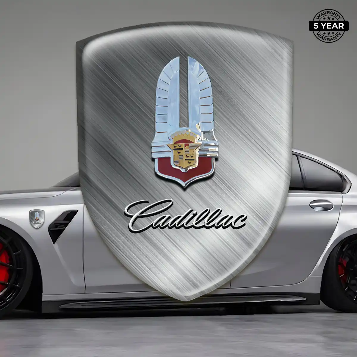 Cadillac Car Emblem Sticker Resin Elite
