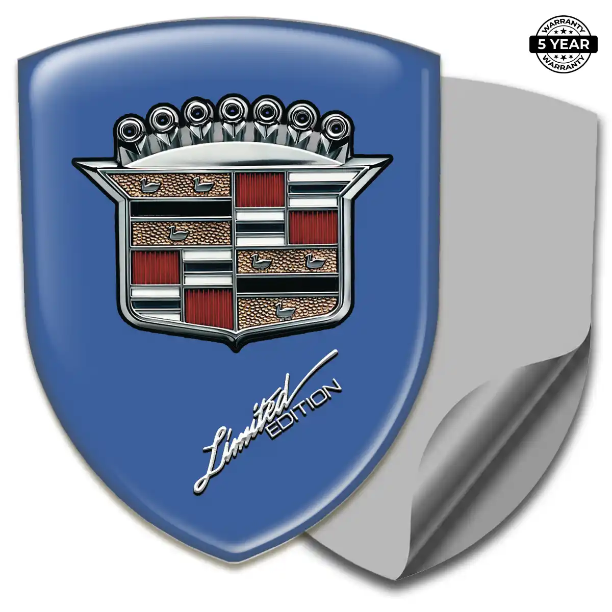Cadillac Car Emblem Sticker Vortex Elite