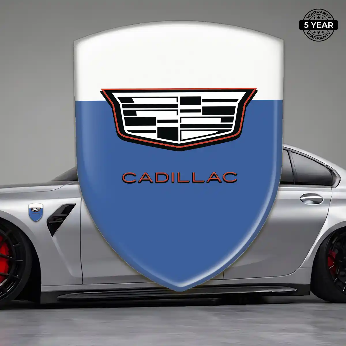 Cadillac Car Emblem Sticker Vortex Series