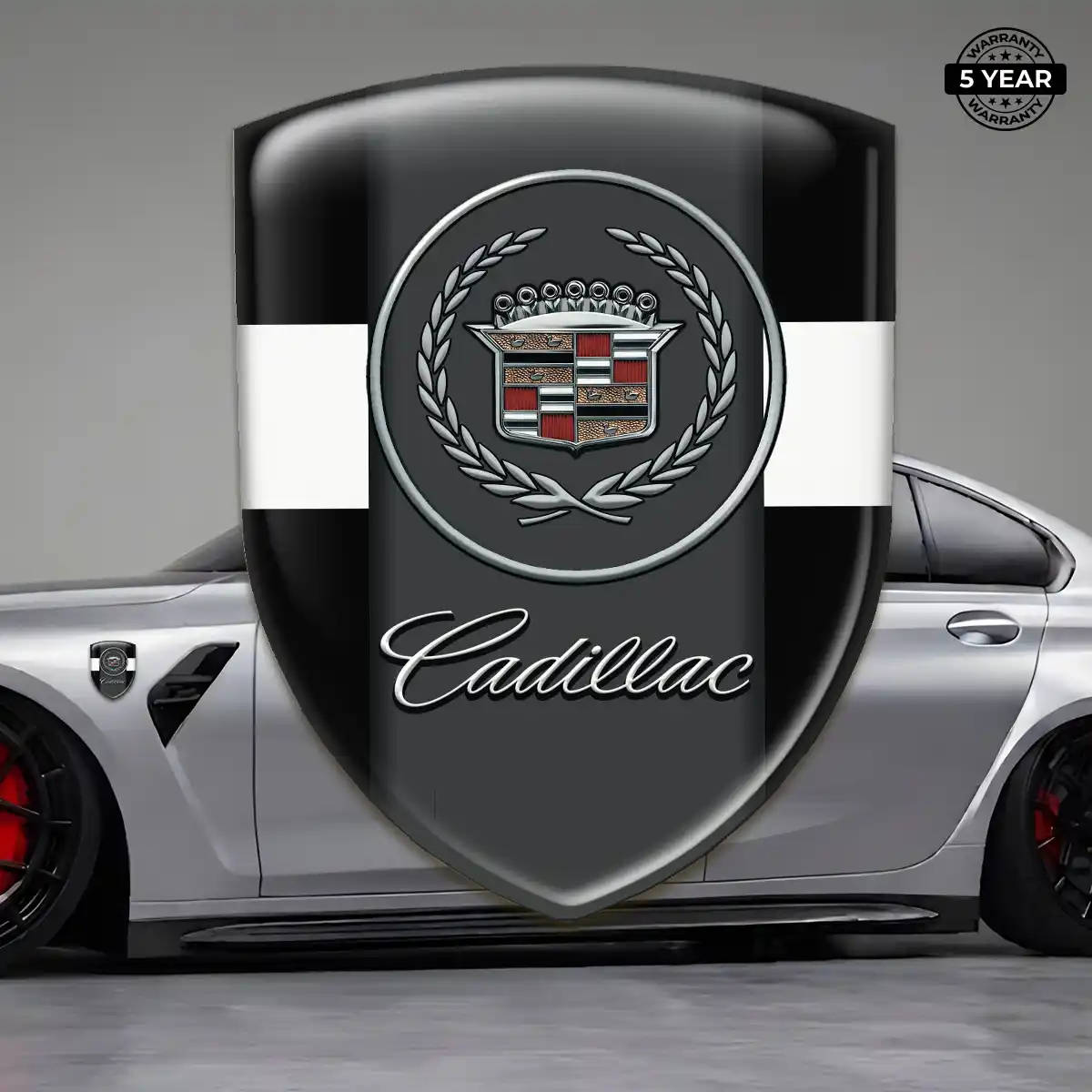 Cadillac Car Logo Decal Cabin Style