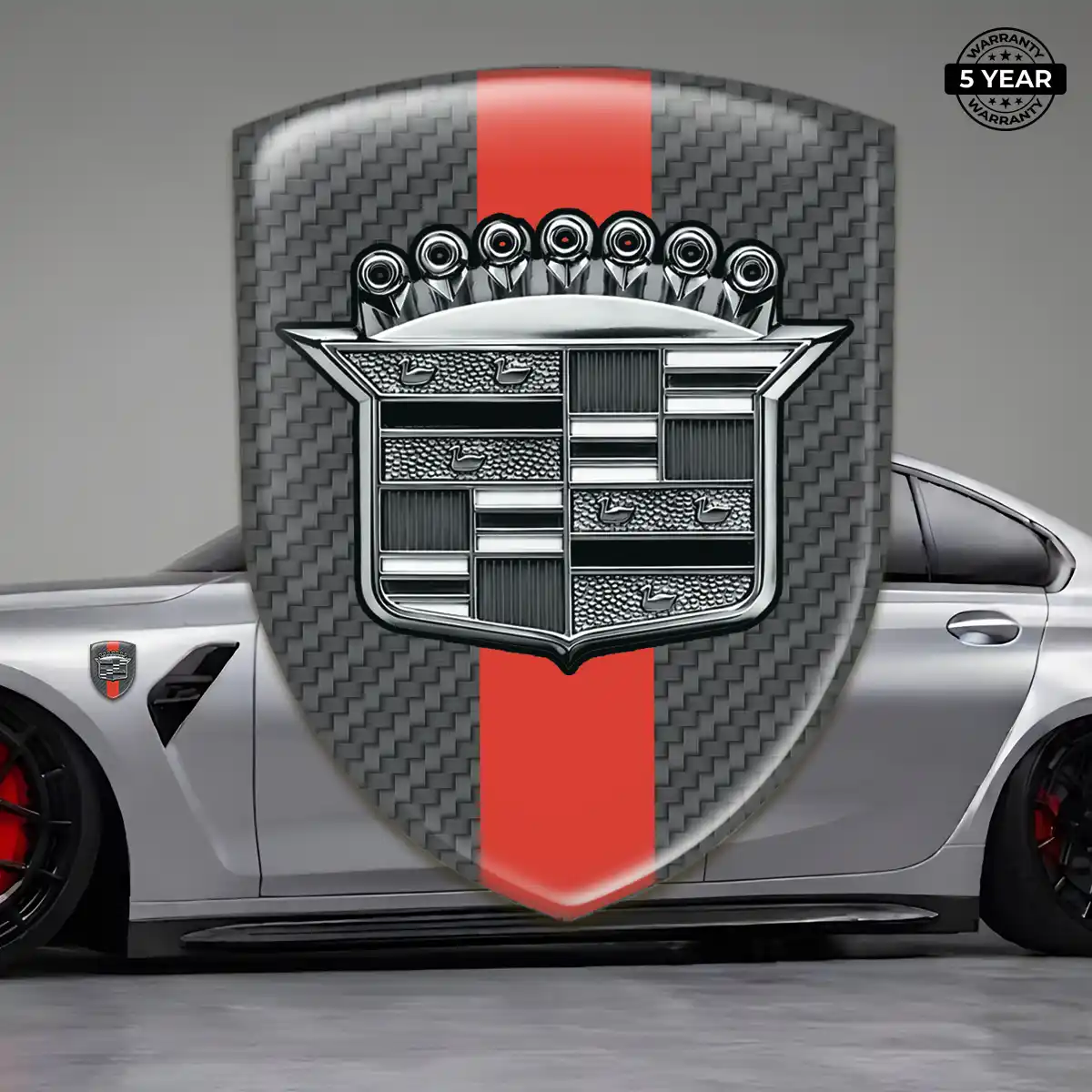 Cadillac Car Logo Decal Opulent Line
