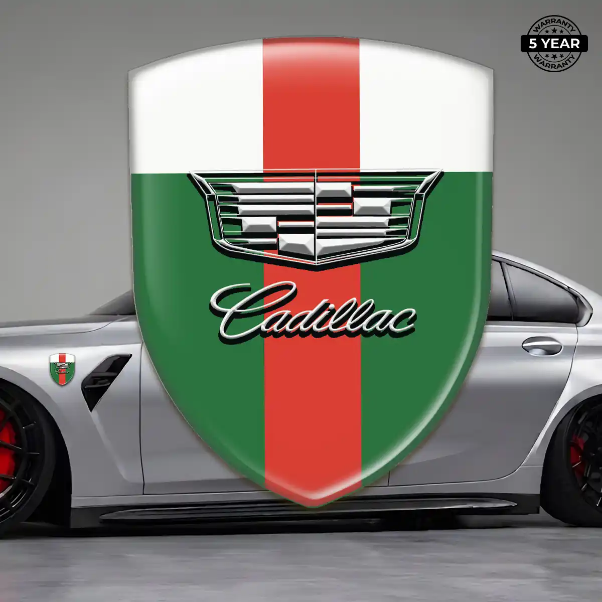Cadillac Car Logo Decal Refined Design