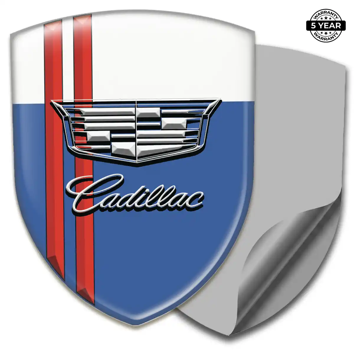 Cadillac Car Logo Decal Sleek Style