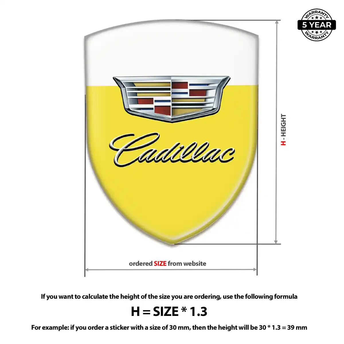 Cadillac Car Logo Decal Superior Craft