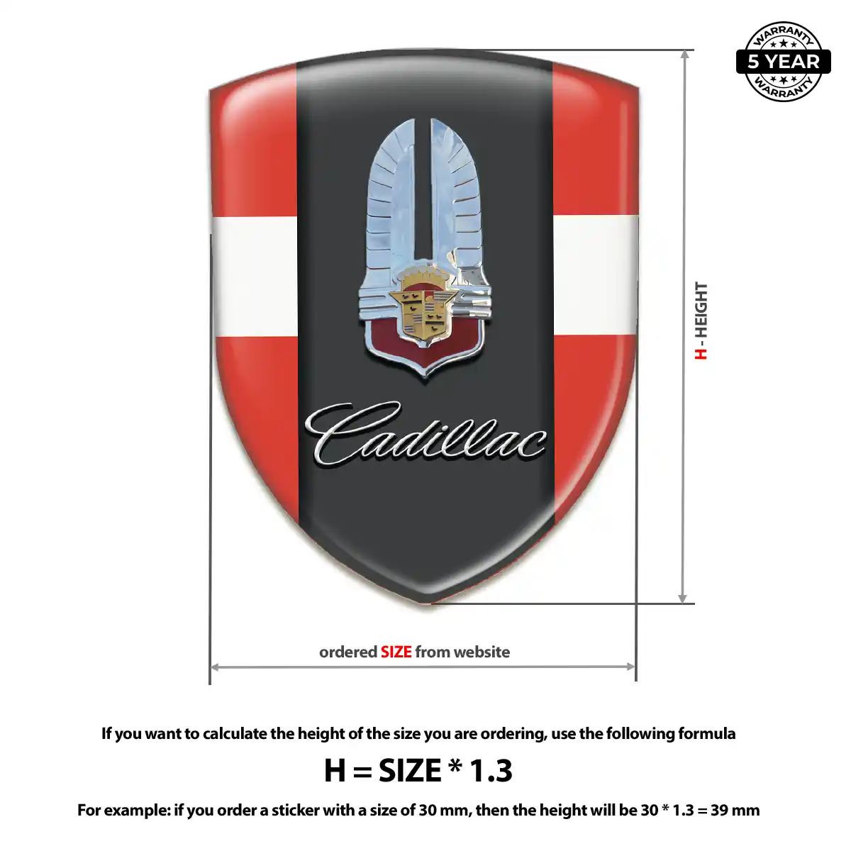 Cadillac Crest Emblem Cabin Style