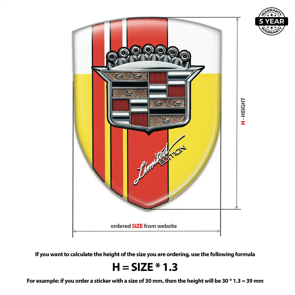 Cadillac Crest Emblem Deluxe Edition