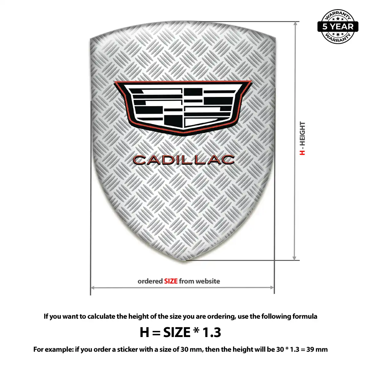 Cadillac Crest Emblem Elite Finish