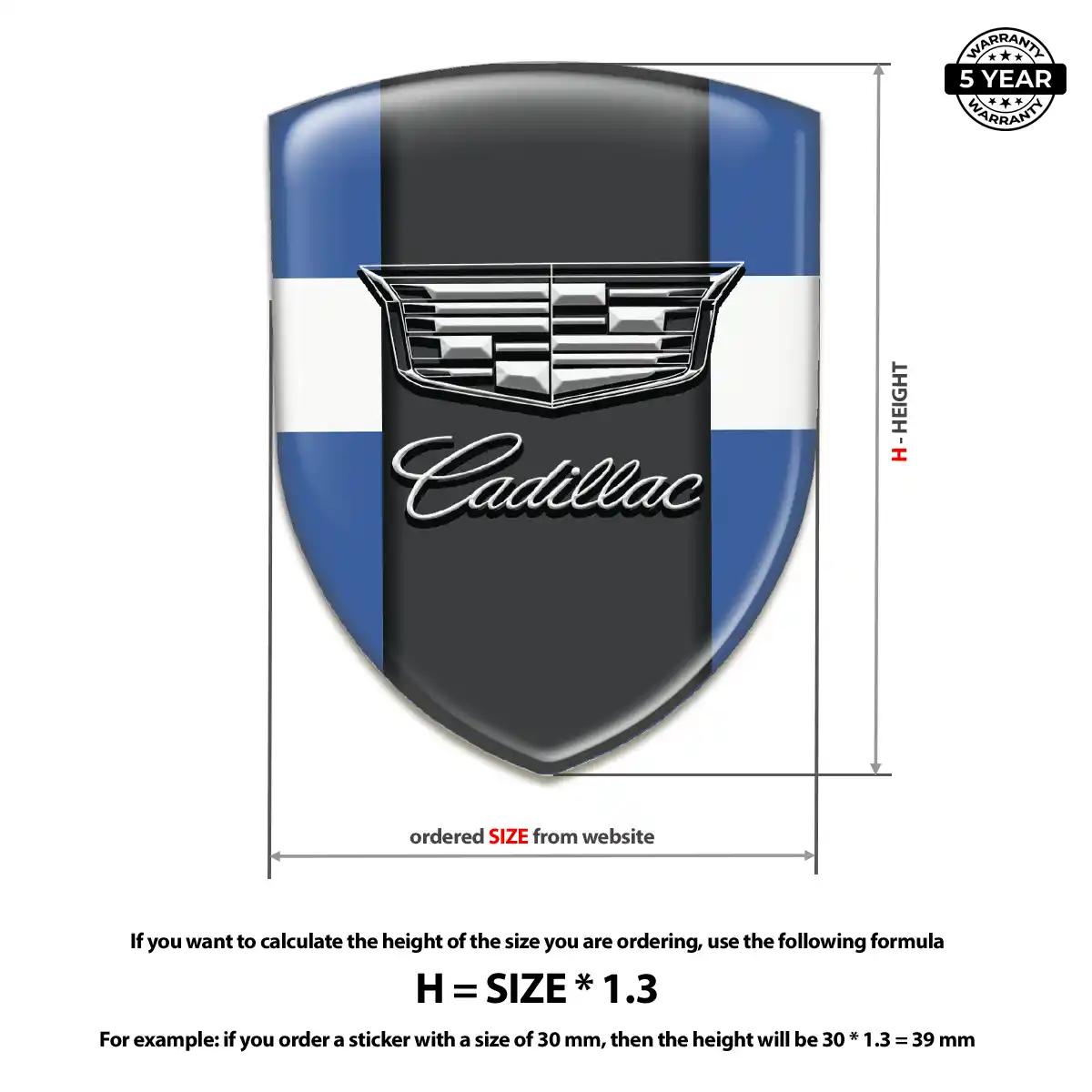 Cadillac Crest Emblem Exterior Luxe