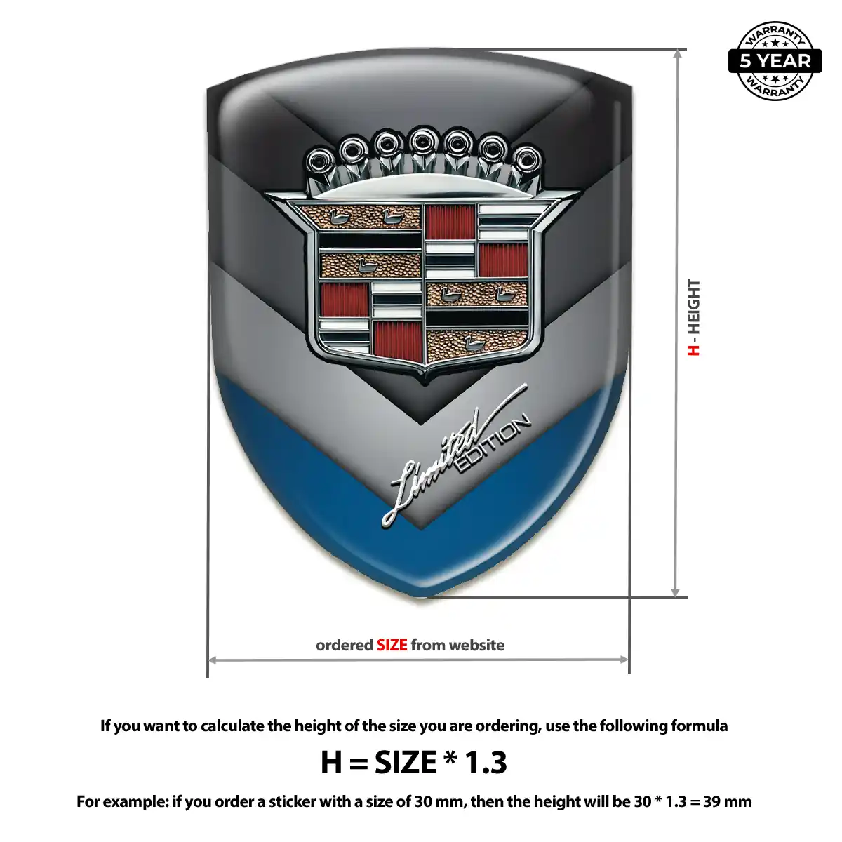 Cadillac Crest Emblem Refined Design