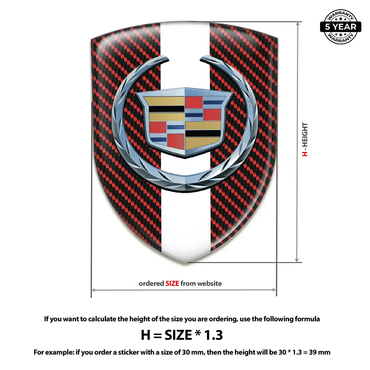 Cadillac Crest Logo Emblem Exclusive Series