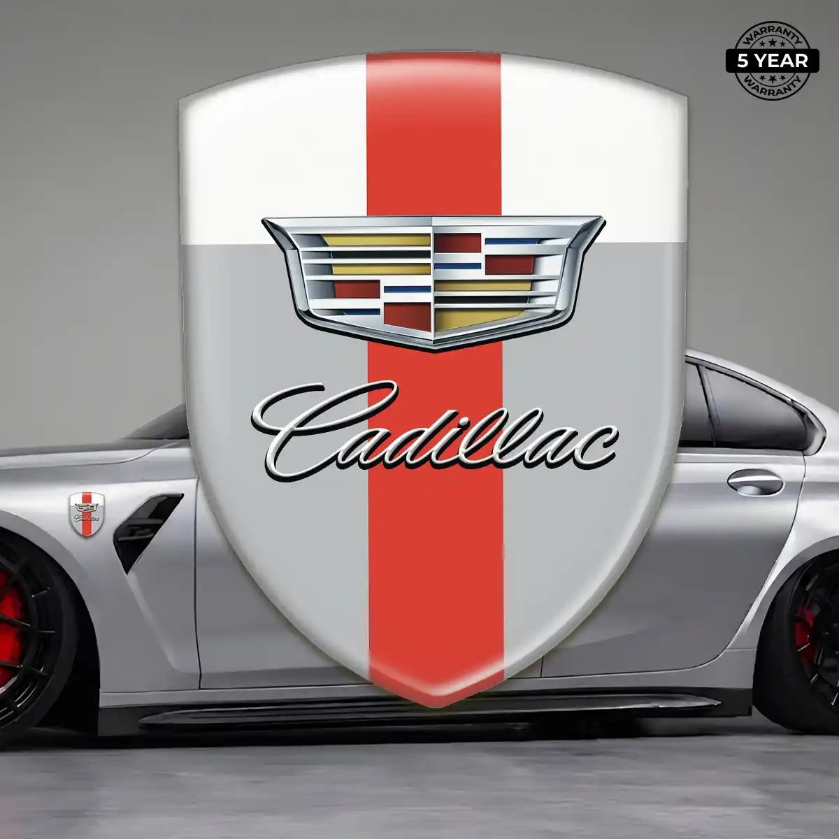 Cadillac Crest Logo Emblem Interior Elegance