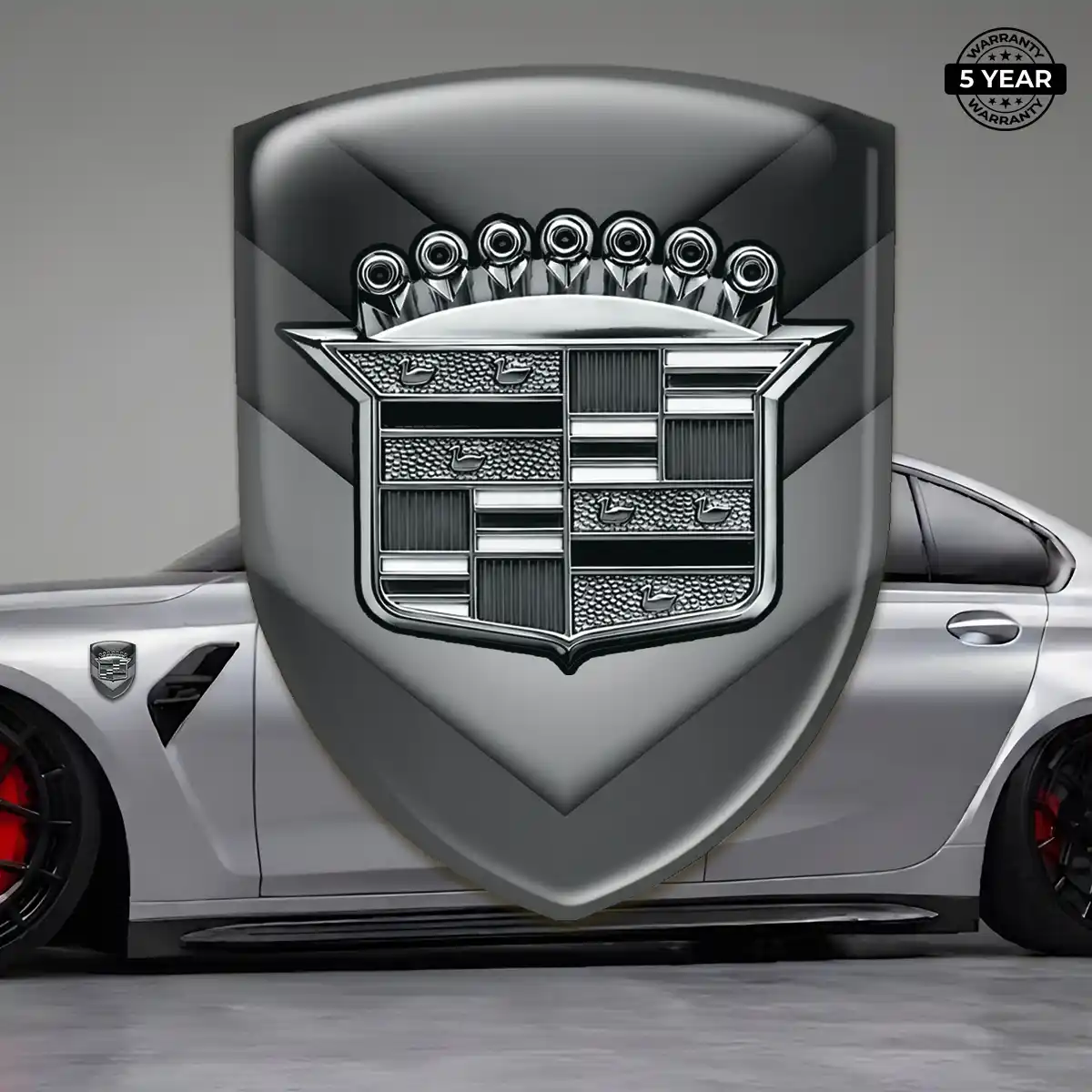 Cadillac Crest Logo Emblem Opulent Line