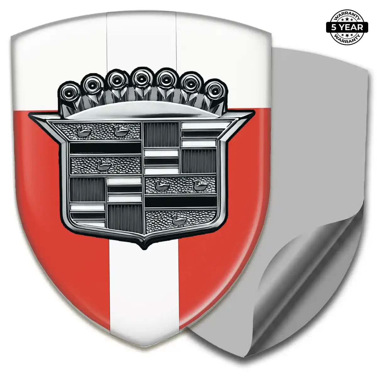 Cadillac Crest Logo Emblem Outer Style