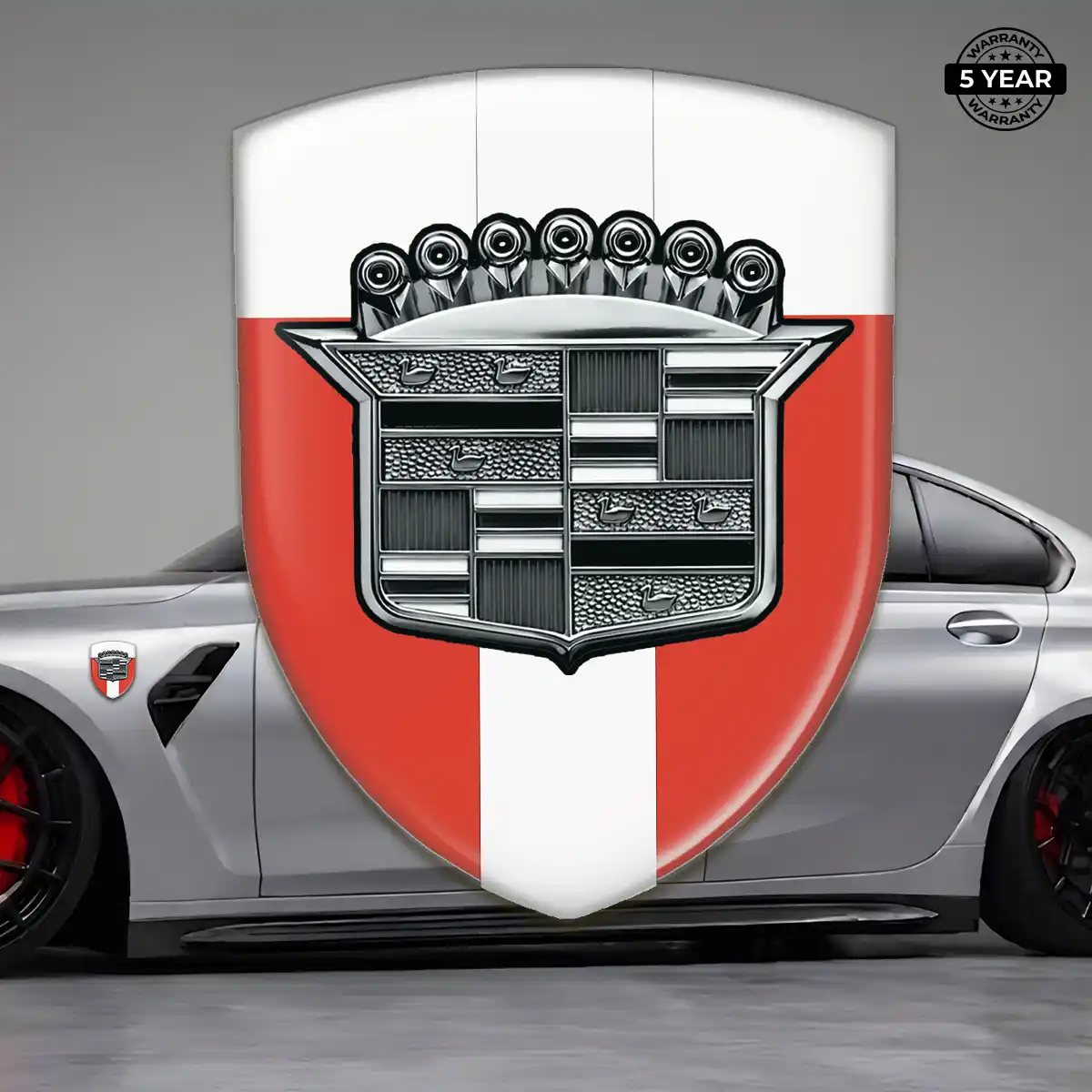 Cadillac Crest Logo Emblem Outer Style