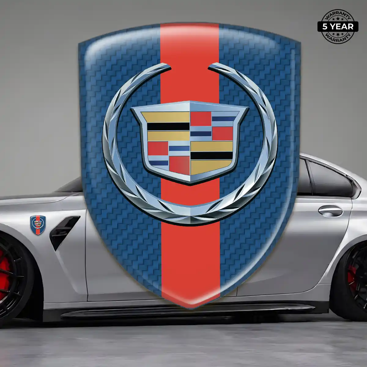 Cadillac Crest Logo Emblem Performance Style