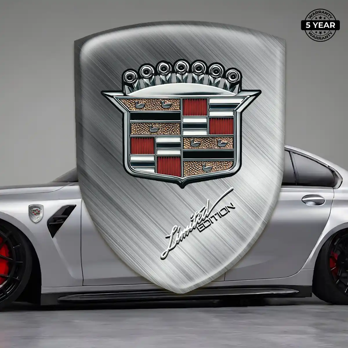 Cadillac Crest Logo Emblem Prestige Line