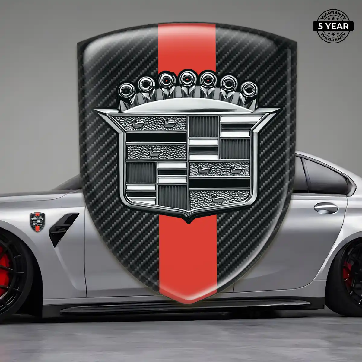 Cadillac Crest Logo Emblem Resin Elite