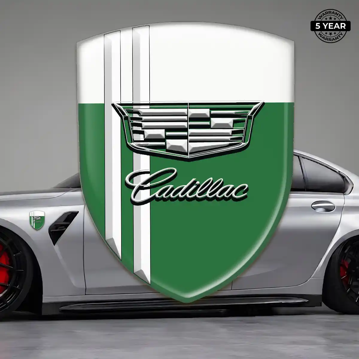 Cadillac Crest Logo Emblem Resin Luxe