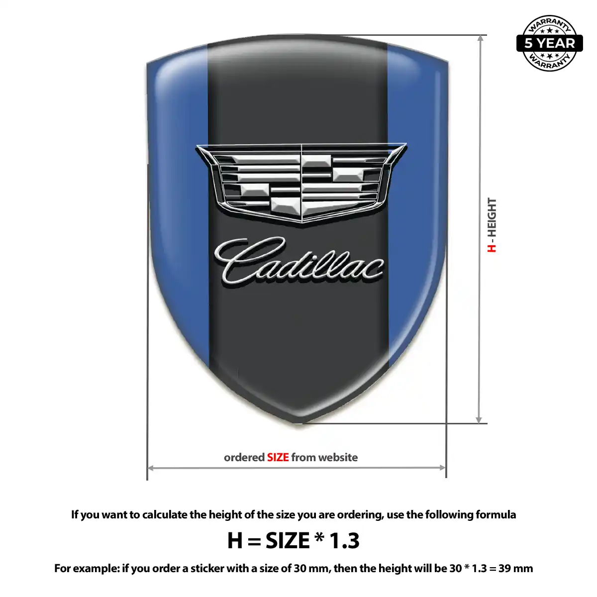Cadillac Domed Badge Elite Edition