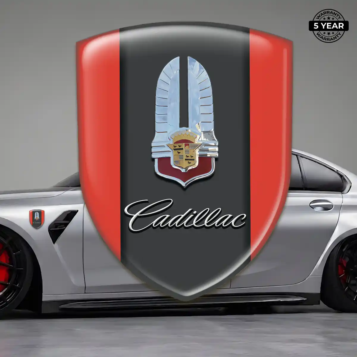 Cadillac Domed Badge Elite Finish