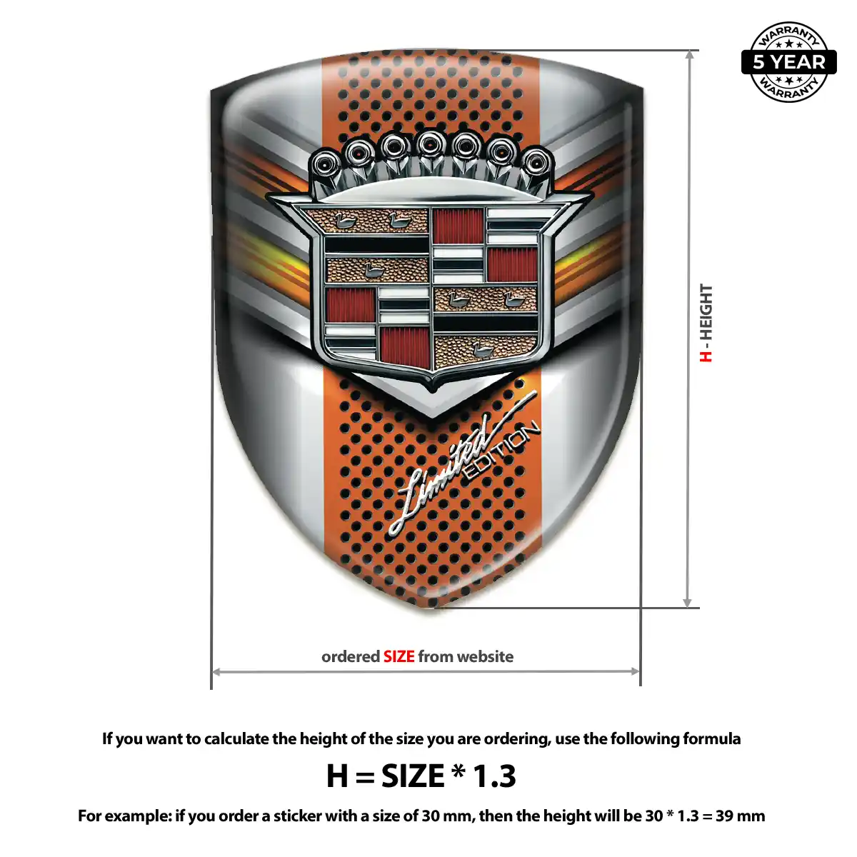 Cadillac Domed Badge Exclusive Series