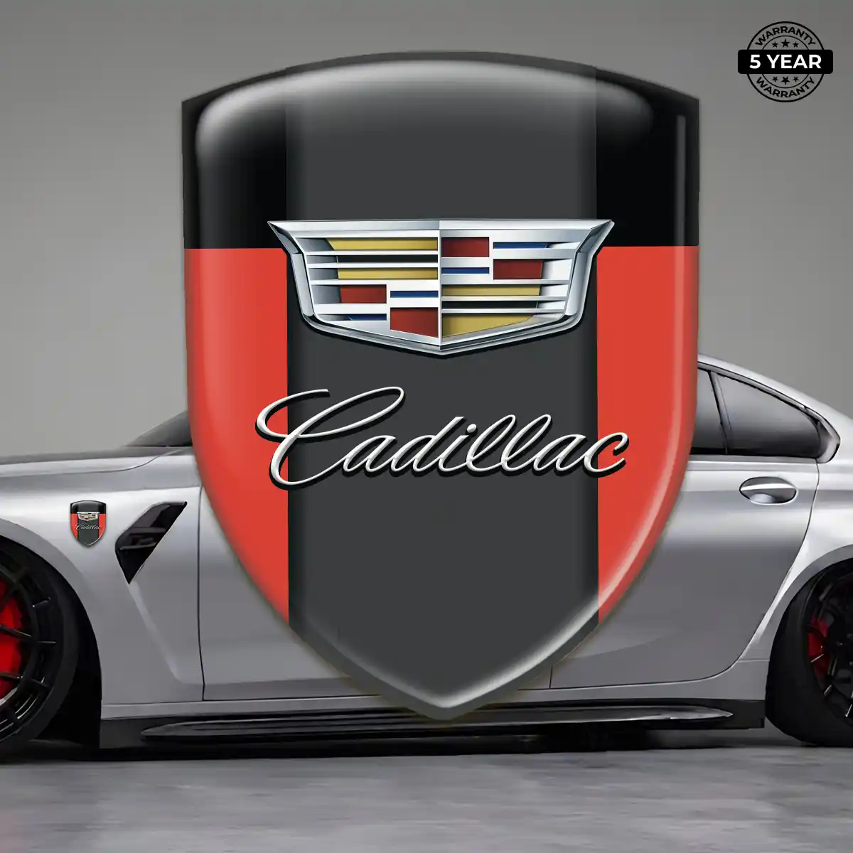 Cadillac Domed Badge Sleek Style