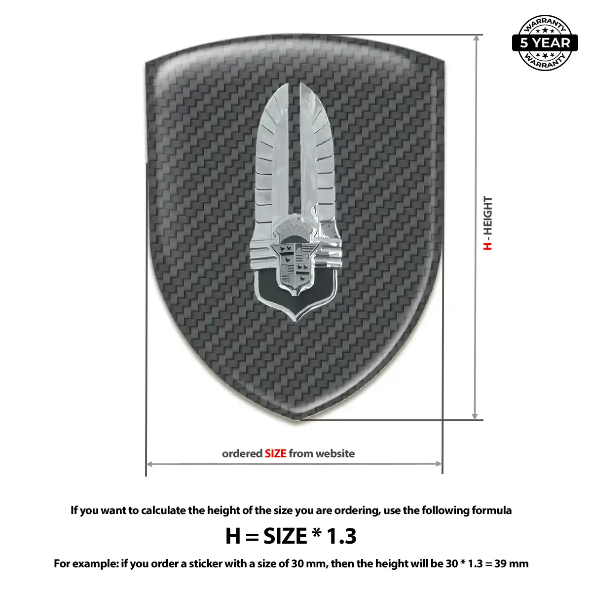 Cadillac Domed Badge Vortex Elite