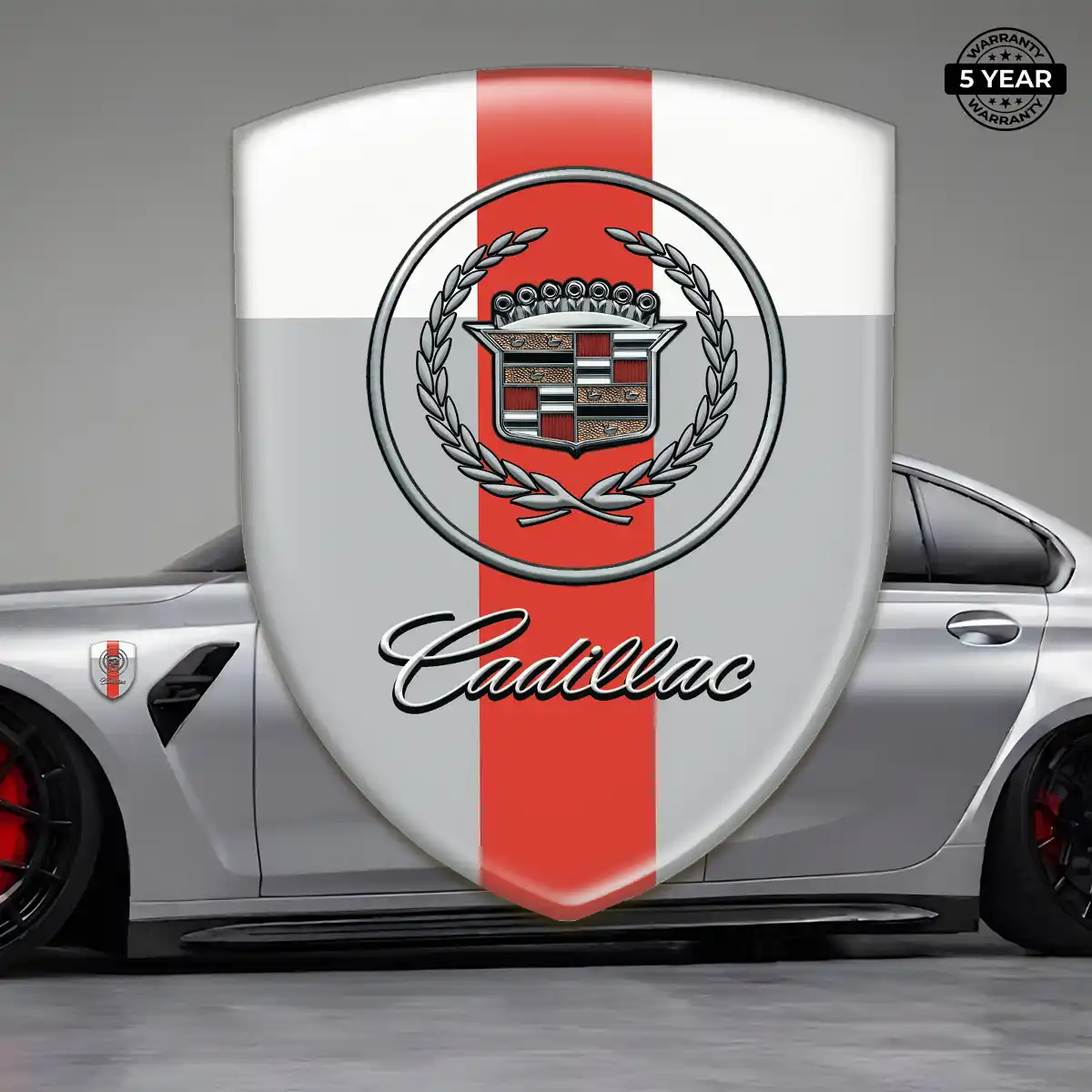 Cadillac Domed Car Sticker Exterior Luxe