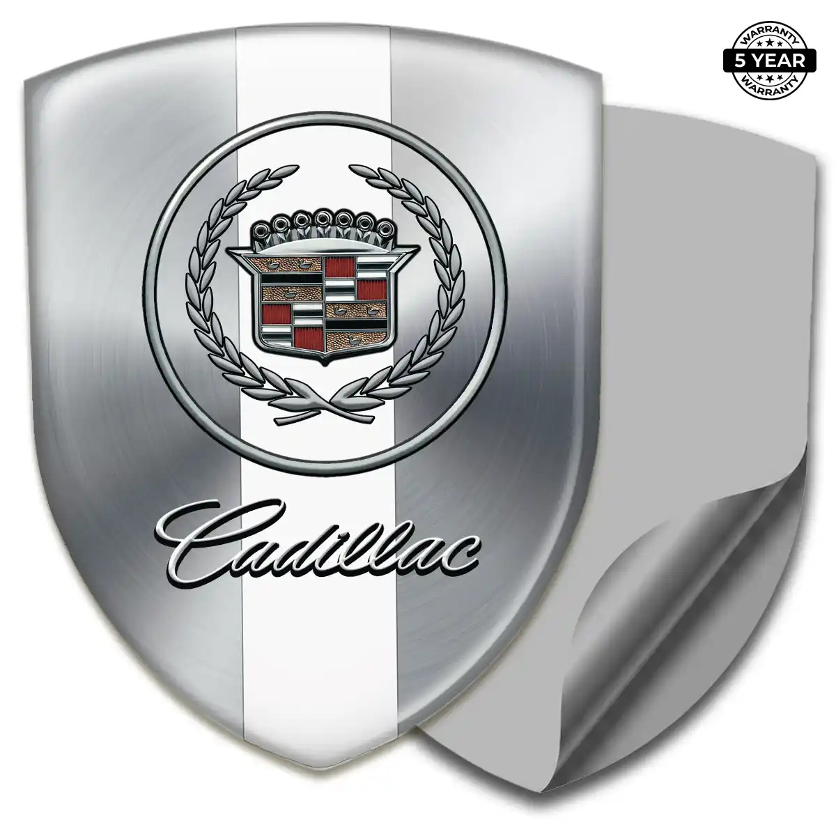 Cadillac Domed Car Sticker Interior Elegance